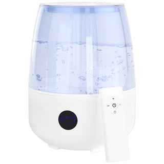 6.8L Cool Mist Humidifier & Diffuser with Remote - Top Fill for Bedroom, Plants & Baby