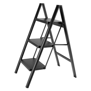 3 Step Ladder Folding Lightweight Step Stool for Home with Non-Slip Feet