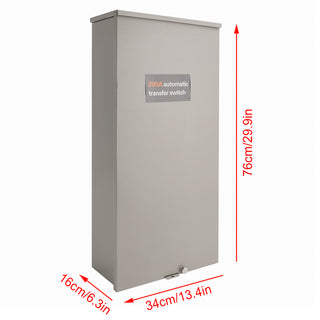 200Amp Service Rate Whole House Transfer Switch 120/240V Single Phase