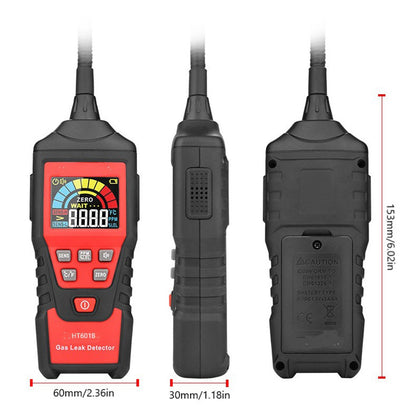 Gas Leak Detector Portable Combustible Gas Detector LCD Tester Visual Leakage Generic