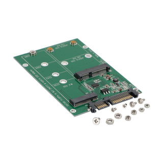 M.2 B / B+M KEY NGFF 2.5" mSATA SSD to SATA III Board Converter Adapter Card