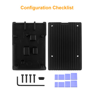 Passive Cooling Aluminum Shell Raspberry Pi5 Metal Shell Aluminum Alloy Box