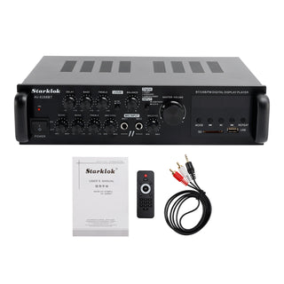 2500W 5CH Amplifiers Amplificador HiFi Stereo AV Surround SD FM Home Theater