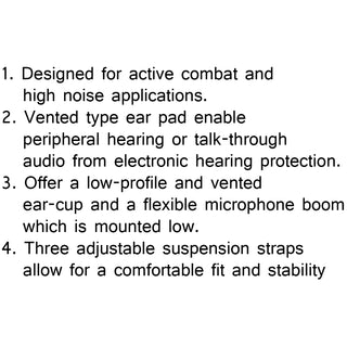 1x HD01 Z Tactical Bowman Elite II Headset U94PTT For Kenwood Radio Walkie-Talkie