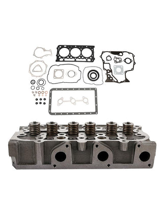Complete Cylinder Head & Full Gasket Kit Compatible With Kubota D902 Engine