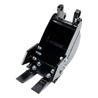 2-Teeth Trenching Bucket For Mini Excavator Attachment Narrow Rock Bucket 200mm