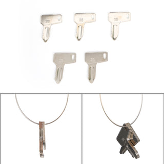 5Pcs For Yanmar Excavator Heavy Equipment Keys