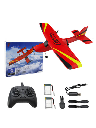 Z50 RC Airplane – 2CH Indoor Plane with 2 Batteries & Gyro