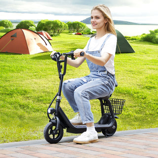 3-Speed Adjustable 12.43-Mile Range Electric Scooter with Seat for Kids Neon Lights Up to 11 MPH Electric Scooter for Kids Ages 4-10