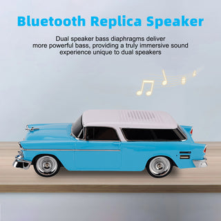 WS-1955 Bluetooth Replica Speaker Retro Speaker Car Design HD Sound TWS FM Radio