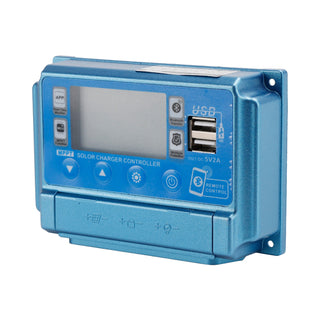 40A MPPT Solar Charge Controller with Bluetooth & APP – Fits 12V-60V LiFePO4, AGM, Gel, Lead Acid Batteries (Blue)