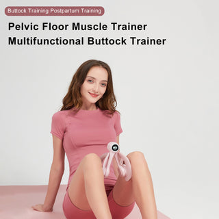 Home Fitness Equipment for Hip Arm shaping equipment Thigh Trainer Inner Thigh Exerciserfor Women Leg 360°Adjustable Pelvic Floor Muscle Trainer with LED Display