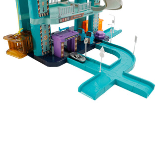 Intelligent Electric Hand Rank City Six Floor Track Parking Lot Toy With 2 Cars Toy