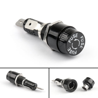 1PCS SCI R3-14C Panel Mount Chassis Fuse Holder For 6x30mm Glass Fuses 10A 250V