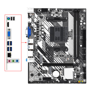 A520M-K Desktop Computer Motherboard AM4 Dual Protocol M.2 Hard Drive Bluetooth