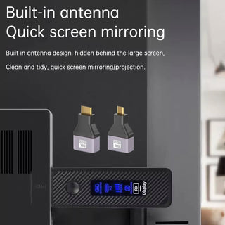 HDMI Wireless Screen Projector 1080P 50M Video Transmitter Receiver Micro Mini