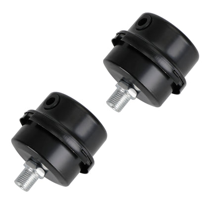 2x Filter Metal Air Compressor Intake Filter Noise Muffler Silencer 1/4" 13Mm