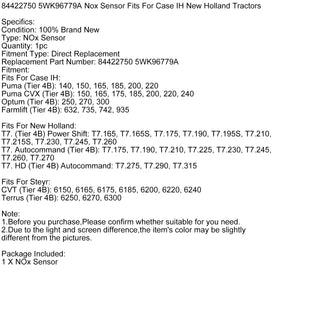 84422750 5WK96779A Nox Sensor Fits For Case IH New Holland Tractors