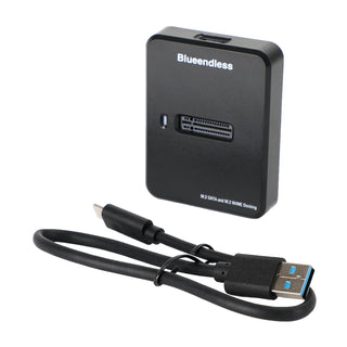 Dual Protocal SATA/NVME SSD with M.2 SATA and M.2 NVME USB 3.1 Docking Station