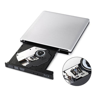 6X Burner External BD-R BD DVD CD RW Disc Writer Laptop Movie Player