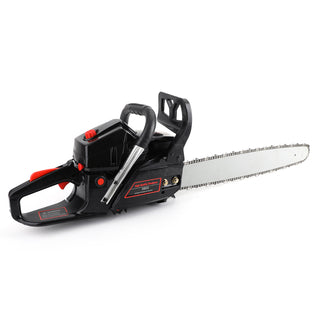 22" Bar 62cc Chainsaw Powered Engine Gasoline Chain Saw Red & Black