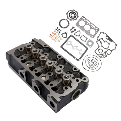 Complete Cylinder Head With Valve Spring & Gasket Kit For Kubota D722 Engine