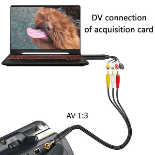 Video Capture Card VCR VHS to Digital DVD Converter Fit for Windows 10 8