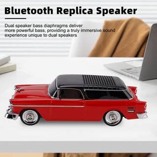 WS-1955 Bluetooth Replica Speaker Retro Speaker Car Design HD Sound TWS FM Radio