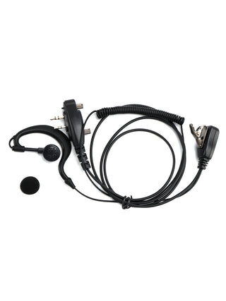 ICOM F1000-011 Curved Earhook Headset For ICOM U86 F4033 V88 U88 G88 T10 Radio