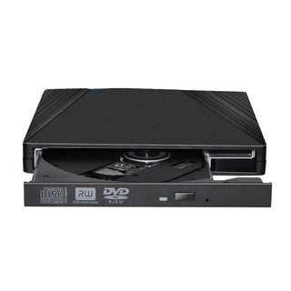 Usb3.0 Type-C External Dvd Rw Cd Drive Player Burner For Laptop Pc Mac Blk