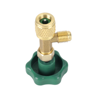 1/4 Sae Auto Ac Can Tap Valve Bottle Opener For Gas Refrigerant Green