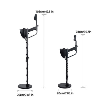 7.8" Hunter Deep Sensitive Metal Detector + Shovel + Earphone Waterproof