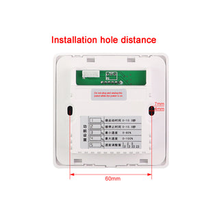 DC 12-80V 30A PWM Motor Speed Controller Digital Display Soft Start Delay Stop