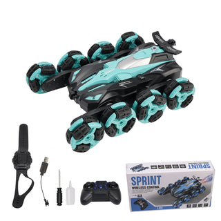 Gesture Sensing Remote Control Cars ransform Drift Off Road Vehicle for Boys Age 6-14 Year Old Cool 8 Wheels Hand Controlled rc Stunt Car Toys