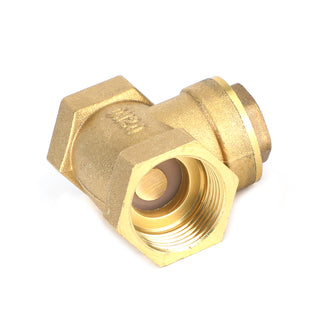 3/4" Female Thread Brass Horizontal DN20 One-Way Non-Return Swing Check Valve