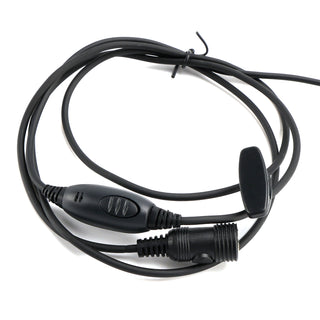 616-C2 Rear-Mounted Tactical Earhook Headset A24 Adapter Cable For A25CE A25N