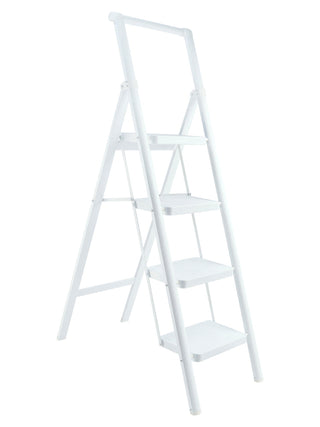 4-Step Folding Step Ladder for Home - Lightweight with Wide Anti-Slip Pedal