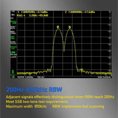 Handheld Spectrum Analyzer For TinySA ULTRA 3.95" Touch Screen+Battery Generic