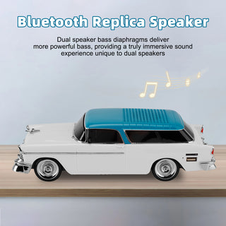 WS-1955 Bluetooth Replica Speaker Retro Speaker Car Design HD Sound TWS FM Radio