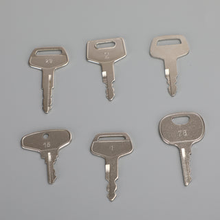 24 Heavy Equipment Construction Ignition Key Set For Case JD Komatsu JCB Volvo