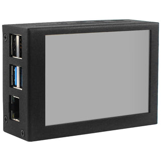 Armor 3.5 inch Display Case + LCD Screen Fit for Raspberry Pi 4 Aluminum Alloy