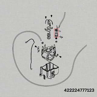 ThermoBlock Inlet Connector & Seal & Spacer & Fork D8mm Kit Of Water Heating Element Fit For Philips Coffee Machine 422224777123