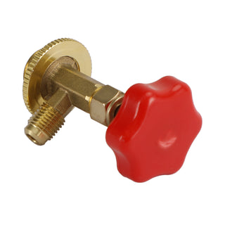 1/4" SAE Refrigerant Brass AC Can Bottle Tap Adapter Opener Valve