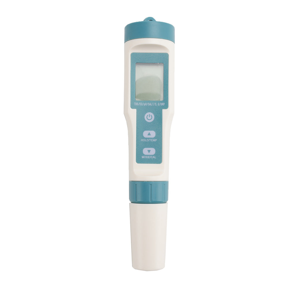 7 In 1 Digital Salinity PH TDS TEMP SG EC ORP Tester Water Quality Monitor Meter