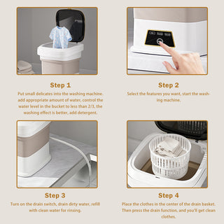 13L Portable Washing Machine – Foldable Mini Washer