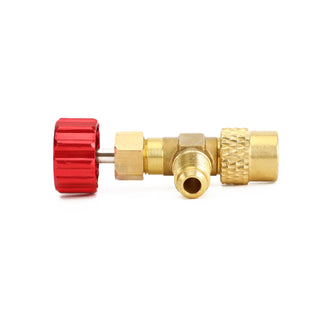 Refrigeration Charging Valve Adapter 1/4" SAE Male to 5/16" SAE Famale