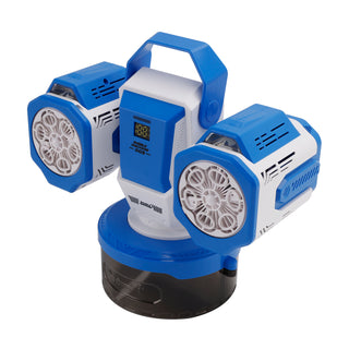 Rechargeable Bubble Machine With Light 360°Rotation Remote Control Outdoor Event