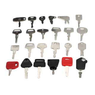 24 Heavy Equipment Construction Ignition Key Set For Case JD Komatsu JCB Volvo