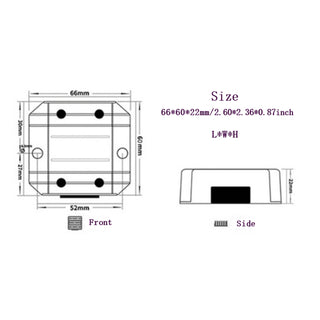 Waterproof DC (5-32V) to 12V 2A Voltage Power Supply Converter Regulator