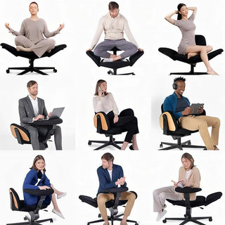 Multifunctional Transformable Meditation & Office Chair for Improved Posture